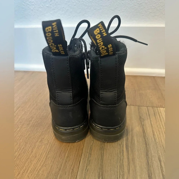 Dr Martens Combs J Youth Canvas Black Combat Boot Size 2 JY004 SH07W‎ - Picture 4 of 8